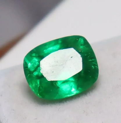 Emerald Loose Gemstone AAA+ Natural Certified Columbian Cushion Cut