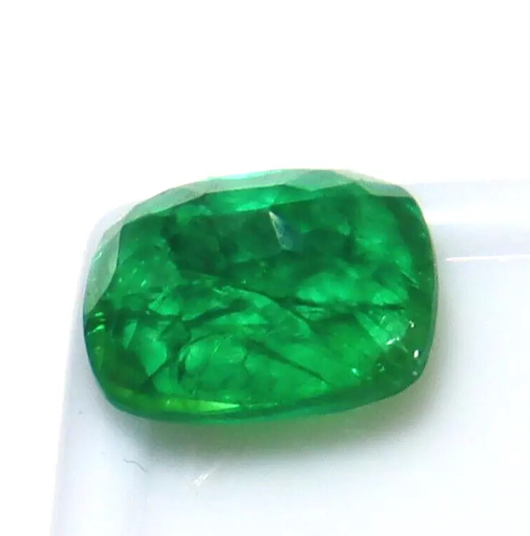 Emerald Loose Gemstone AAA+ Natural Certified Columbian Cushion Cut