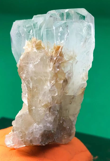 31 g Natural Aquamarine Specimen Crystal with Mica from Pakistan